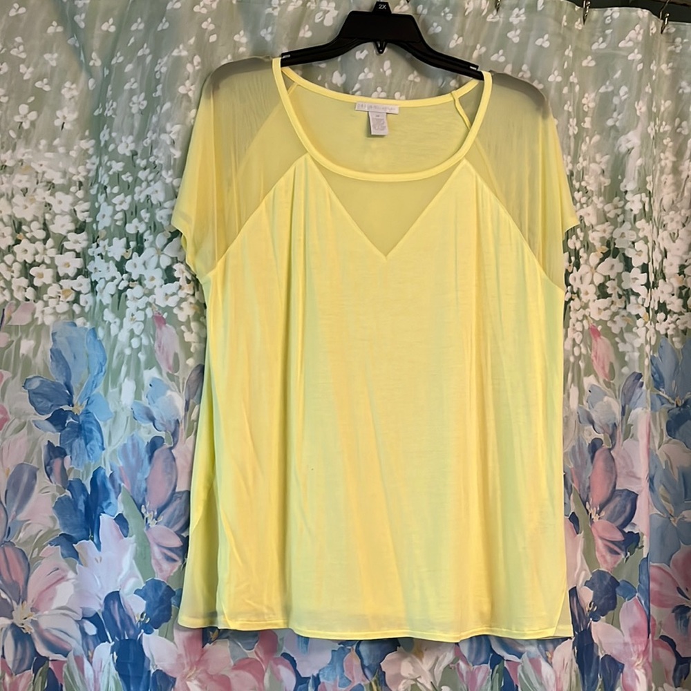DesignHistory yellow top size 2X